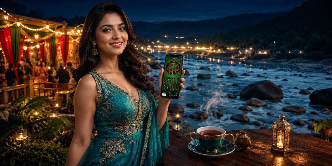সিলেটে মোবাইলে লটারি খেলছেন যুবক